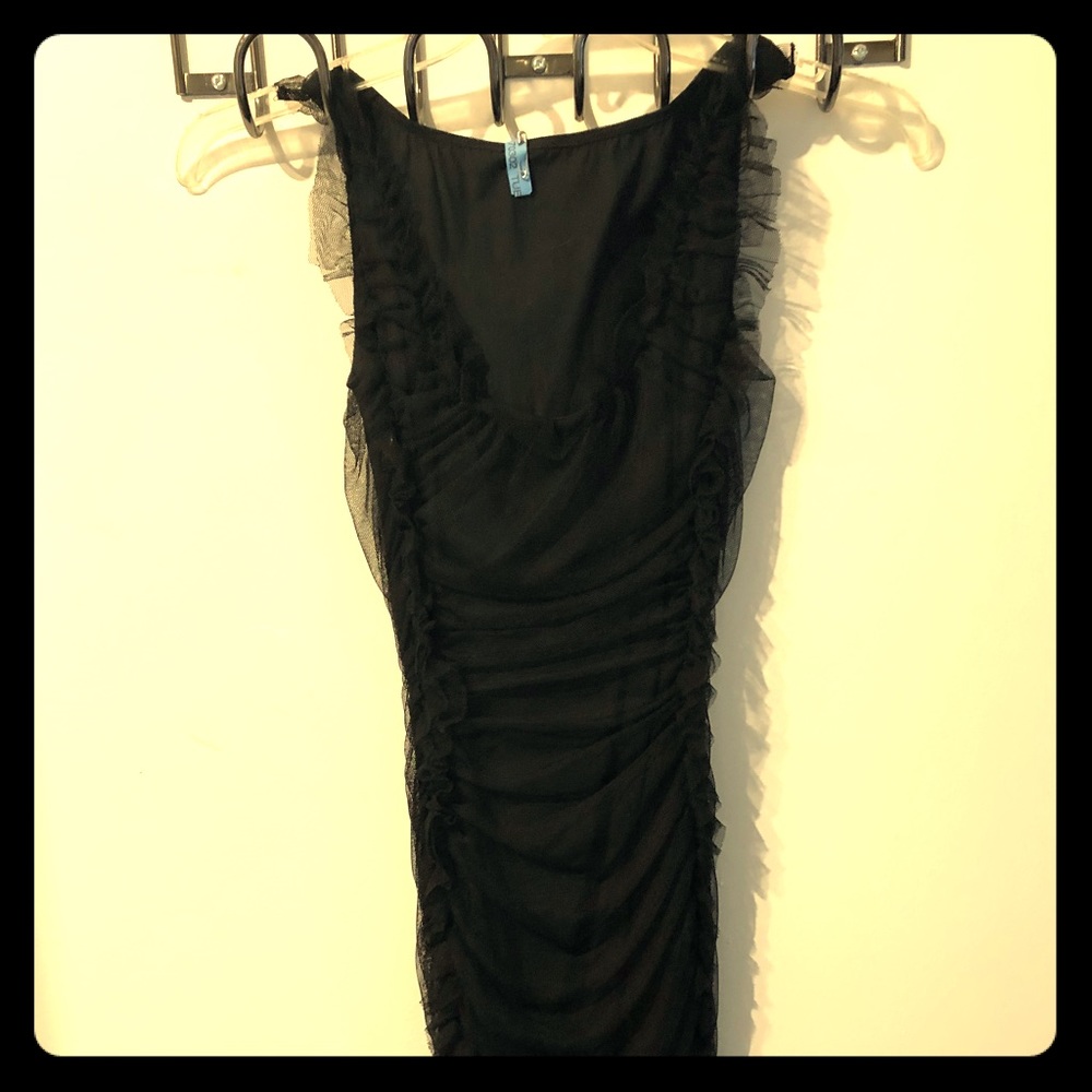 Sexy black dress from Anthropologie, like new!